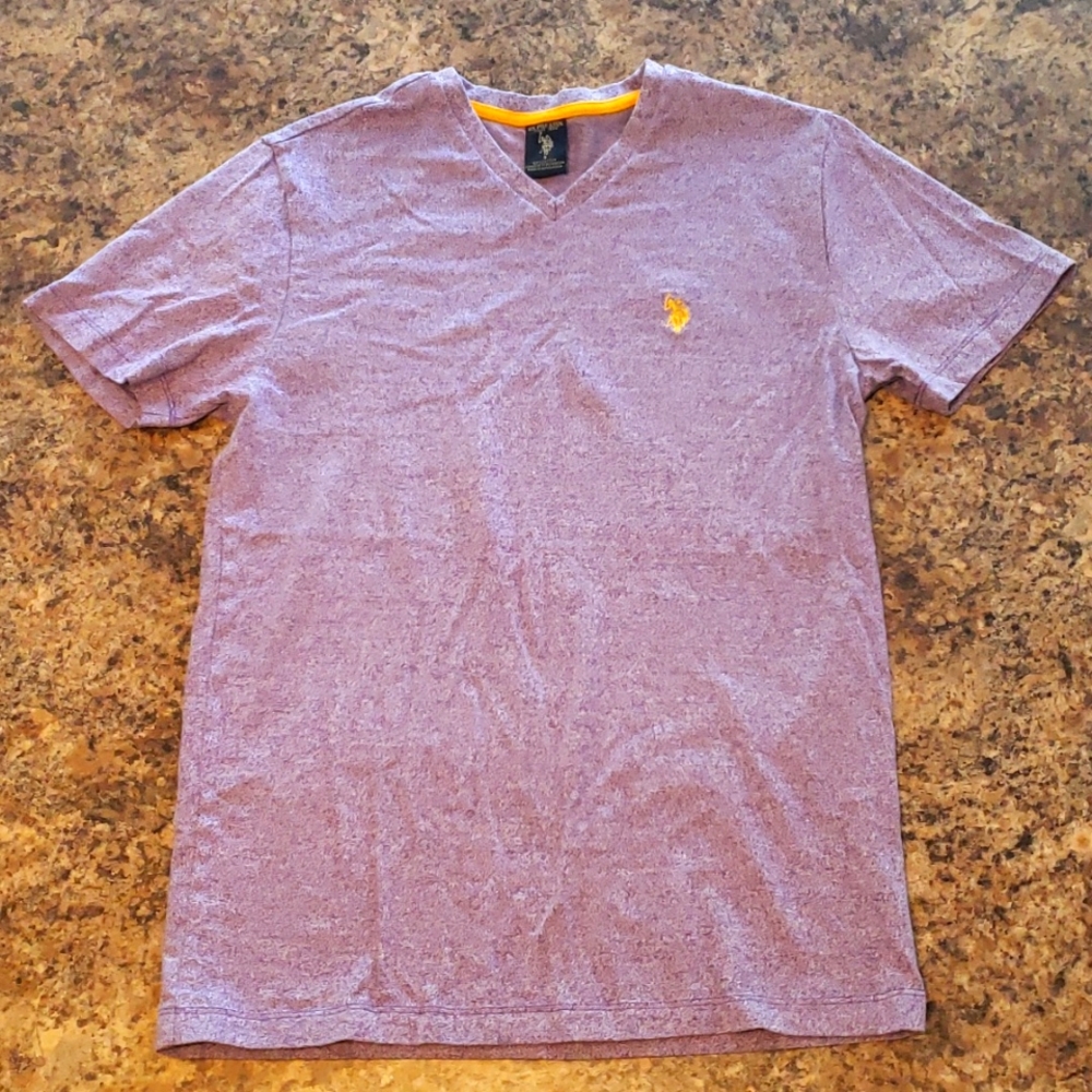 US Polo Assn Purple T-Shirt - Small